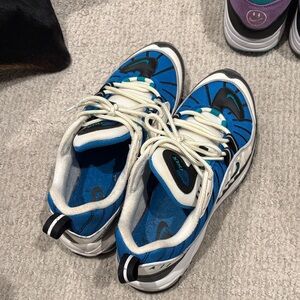 Women’s Nike air max 180. Blue and White Athletic Shoes